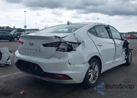 2019 Hyundai Elantra Sel z USA, uszkodzony, nr VIN 5NPD84LF7KH410995